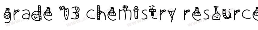 grade 13 chemistry resource book字体转换